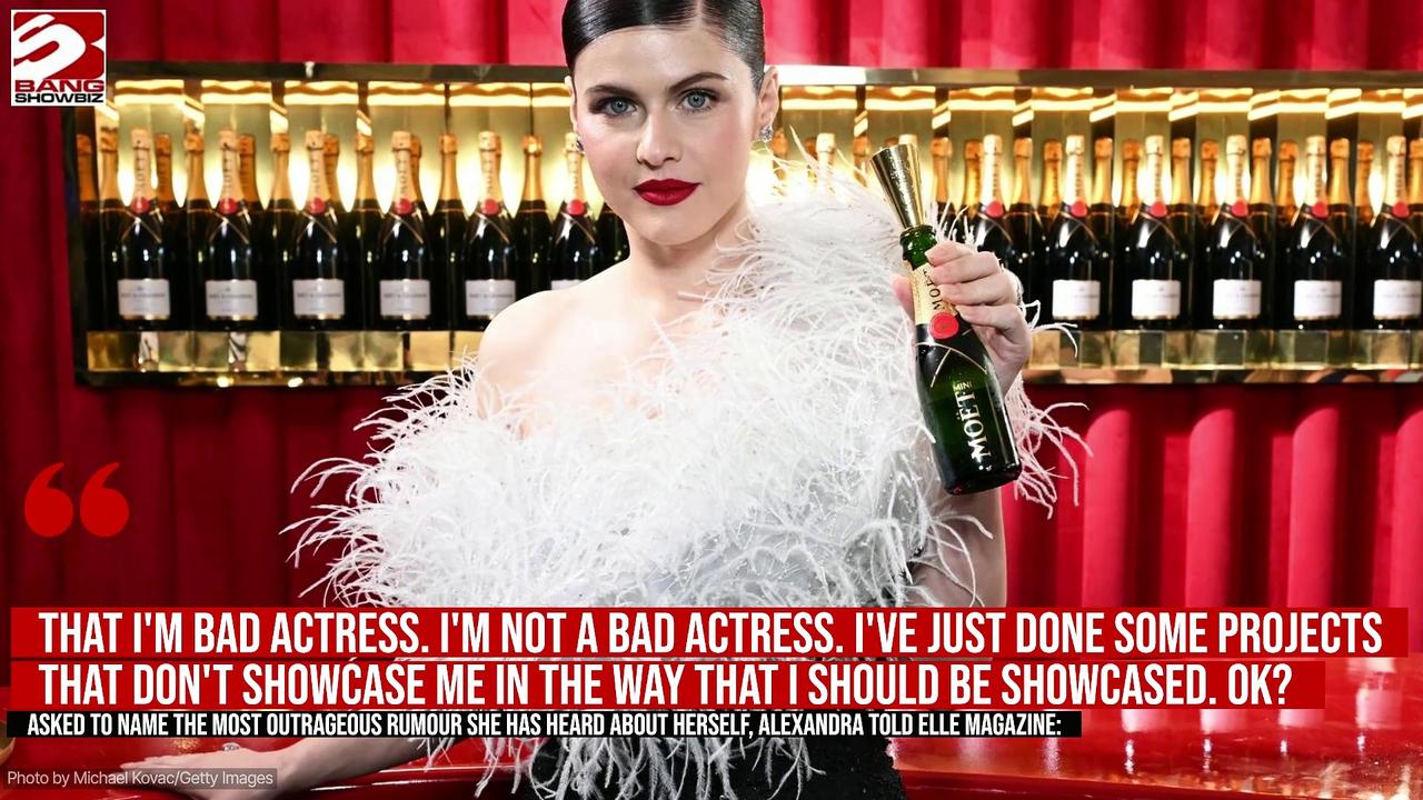 Alexandra Daddario has hit back at critics of her acting ability