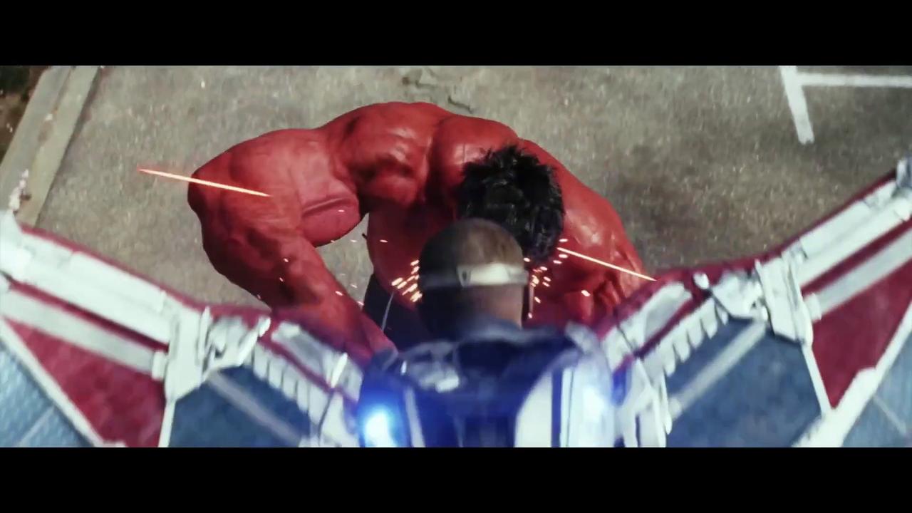 Captain America Brave New World Movie Clip - Cap VS Hulk