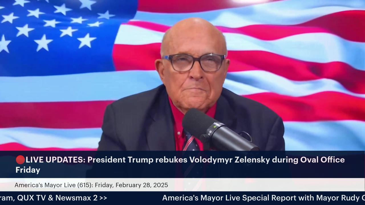 America's Mayor Live (615): President Trump Dresses Down President Zelenskyy with the World Watching