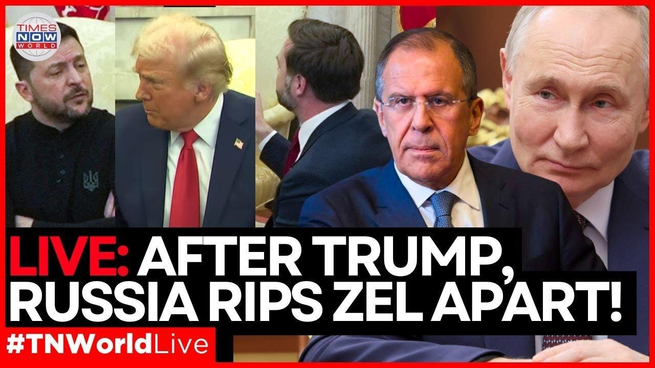 LIVE | Lavrov: Zelensky Has No Interest in Ending This Conflict, Russia Takes Trump's LINE of Attack