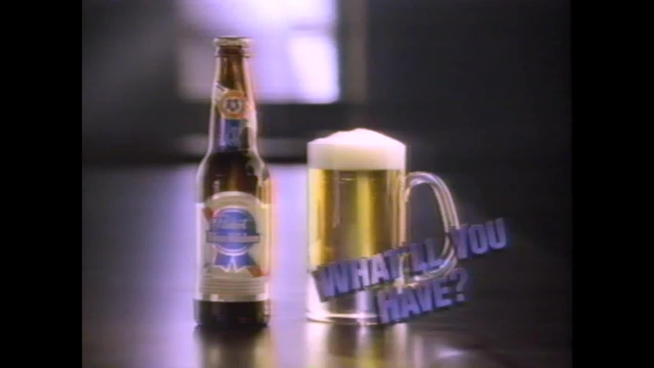 July 14, 1989 - What'll You Have?  Pabst Blue Ribbon!