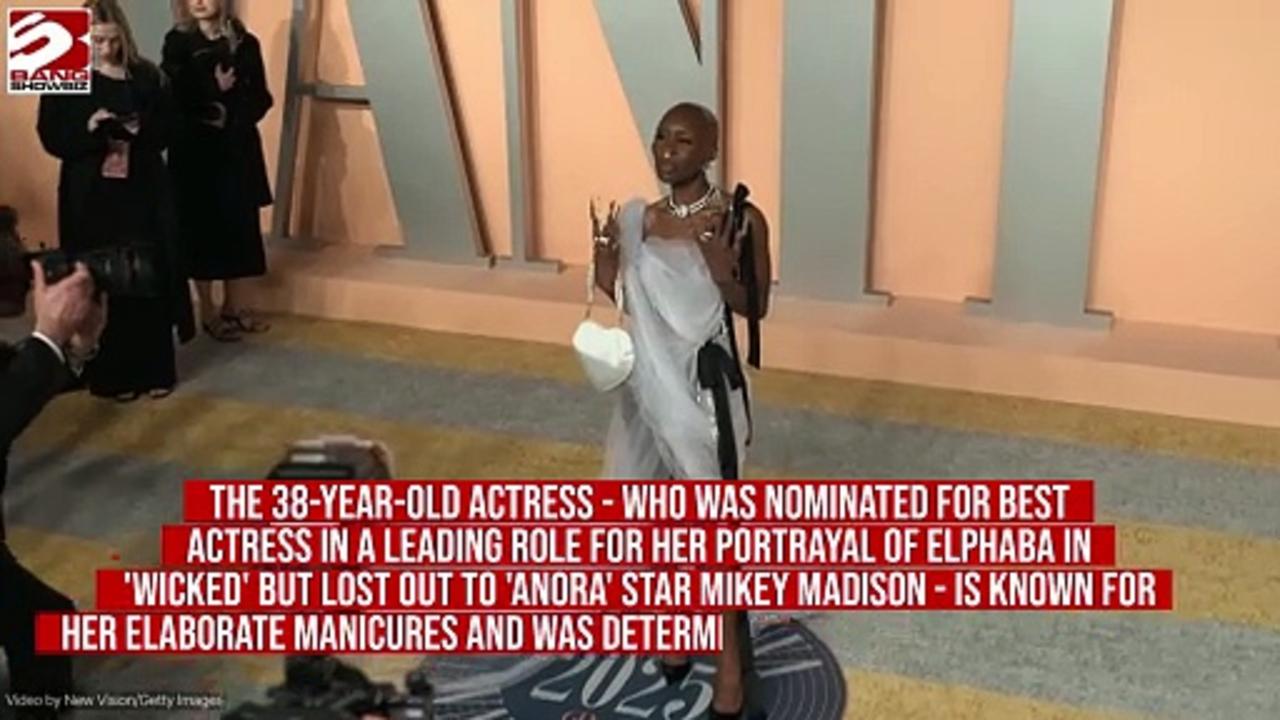 'We wanted to do something big': Cynthia Erivo's Oscars manicure was a tribute to Oz