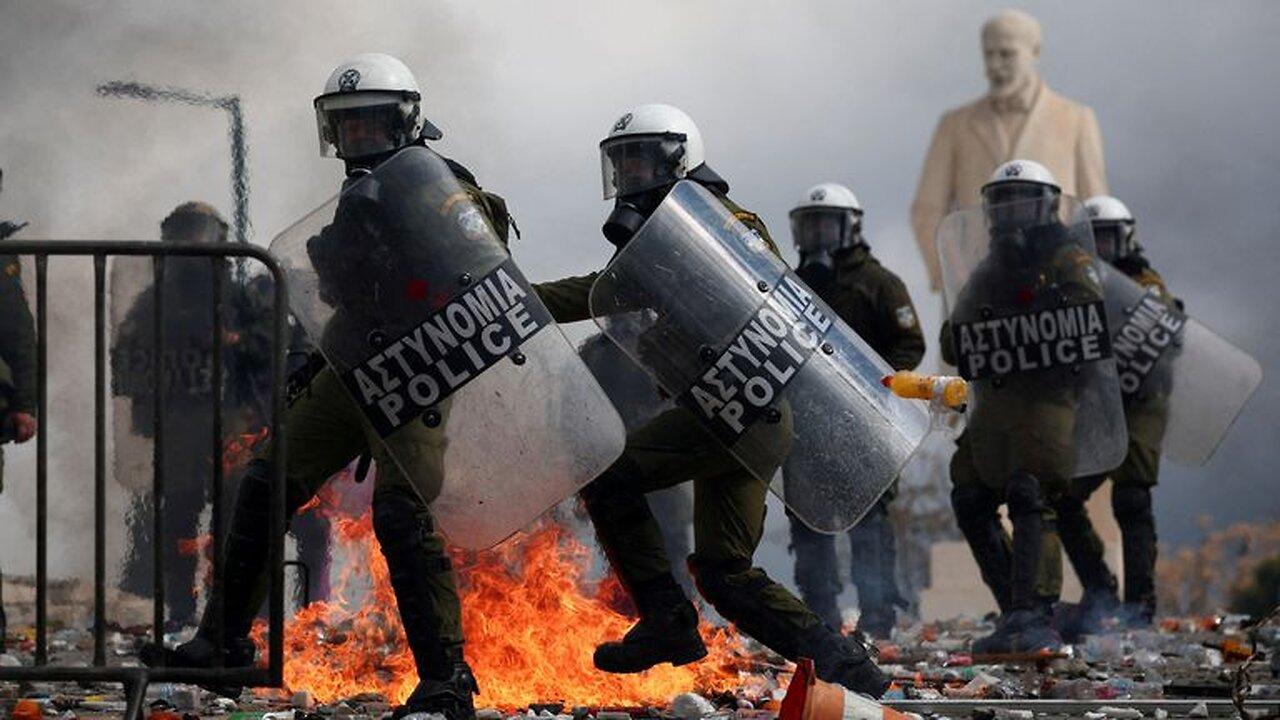 LIVE: Youths hurl rocks, petrol bombs at police at Athens rail disaster protest