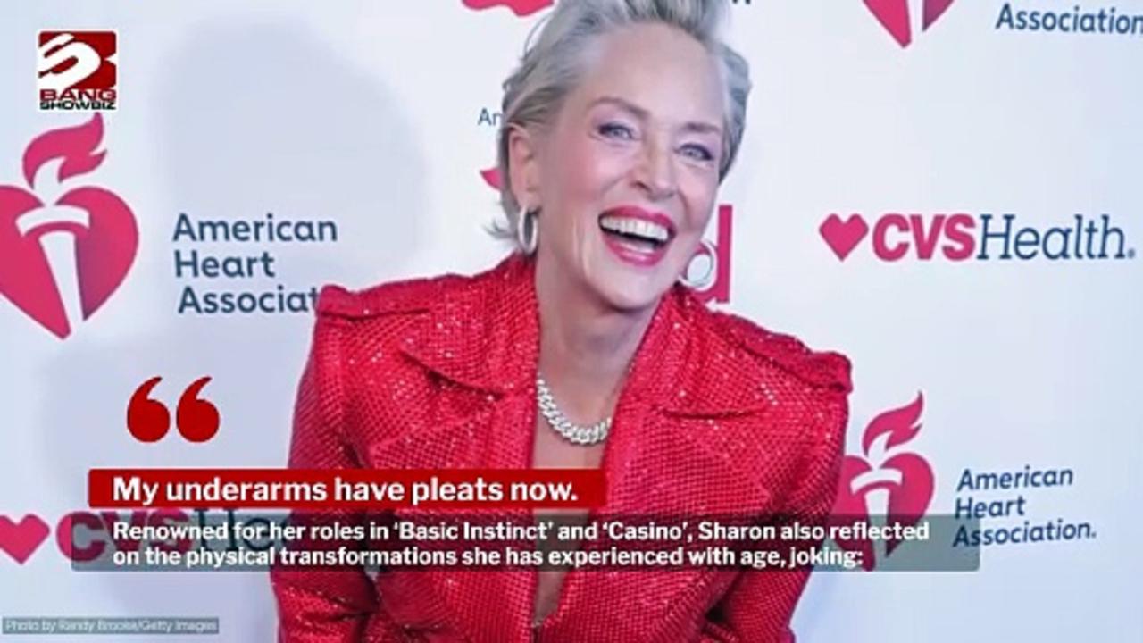 Sharon Stone is comfortable with the changes that come with ageing