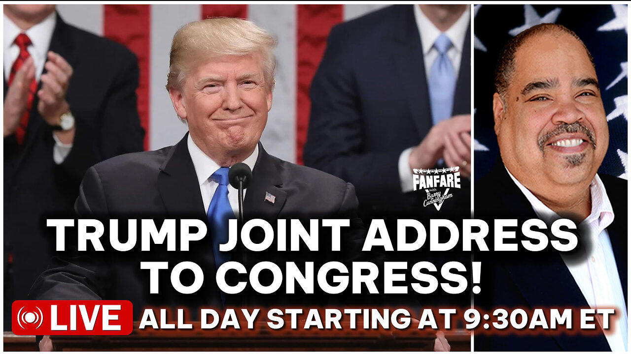 PRESIDENT TRUMP SPEECH ADDRESS TO JOINT SESSION OF CONGRESS | INTERVIEWS ALL DAY!