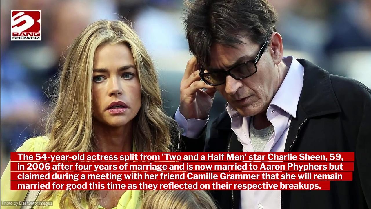 Denise Richards will 'never get divorced' again