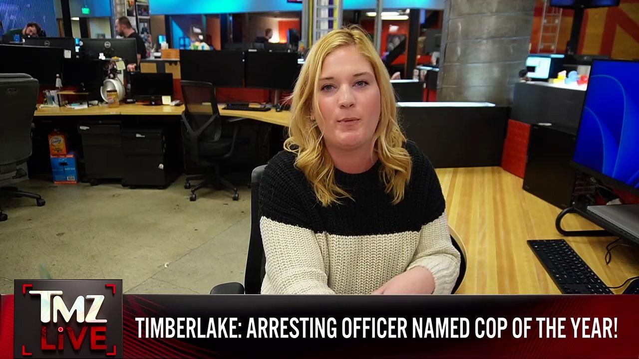 Cop Who Arrested Justin Timberlake for DWI Named Officer of the Year | TMZ Live