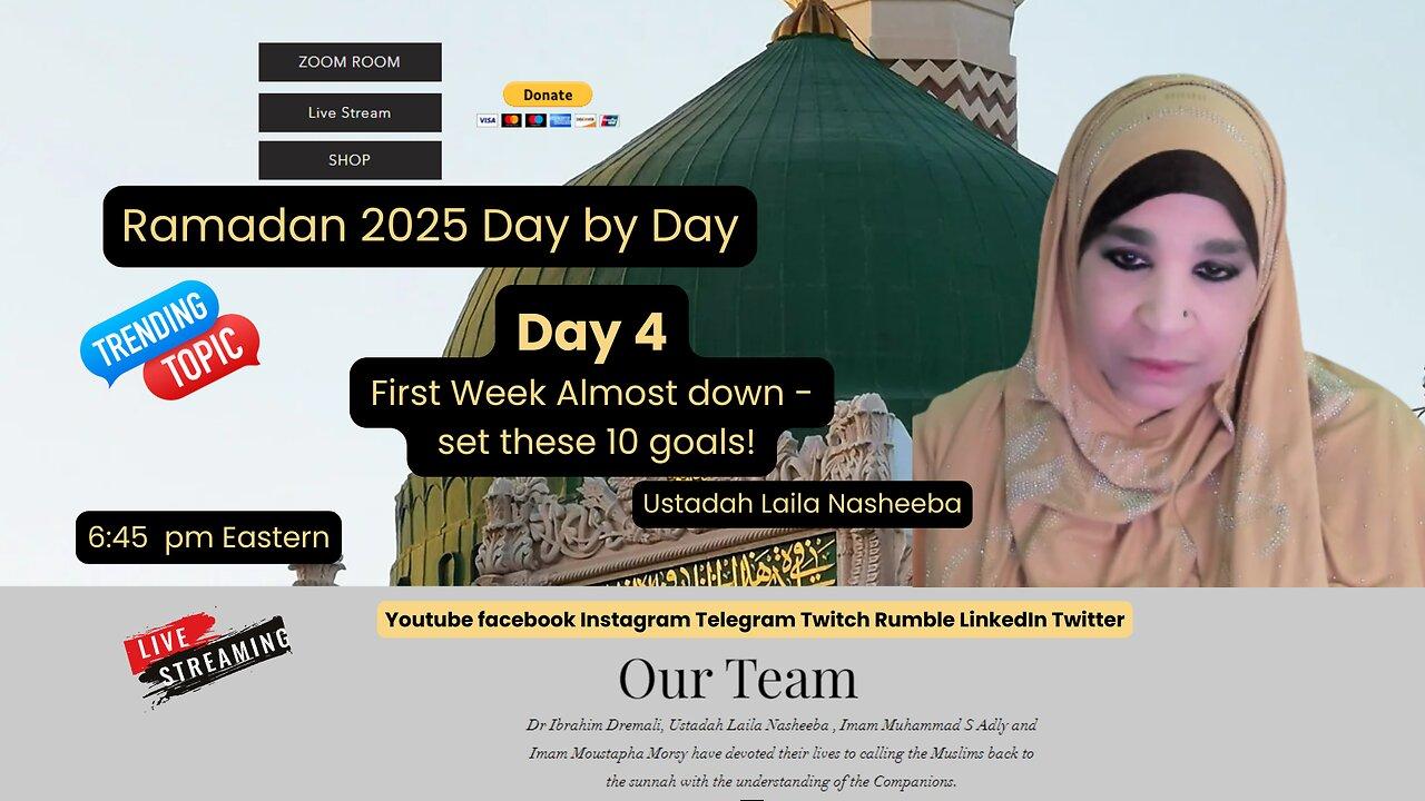 RAMADAN 2025 | DAY 4 - SET THESE 10 GOALS!