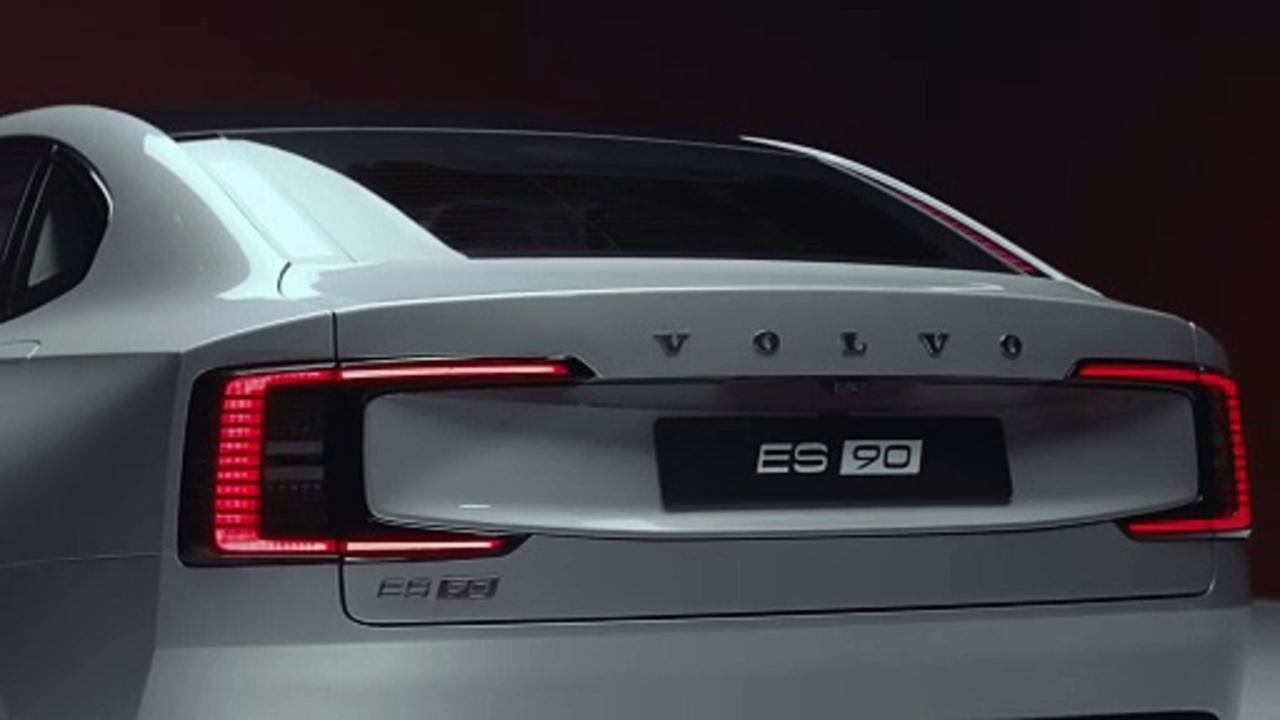 The new Volvo ES90 Design Preview in Studio