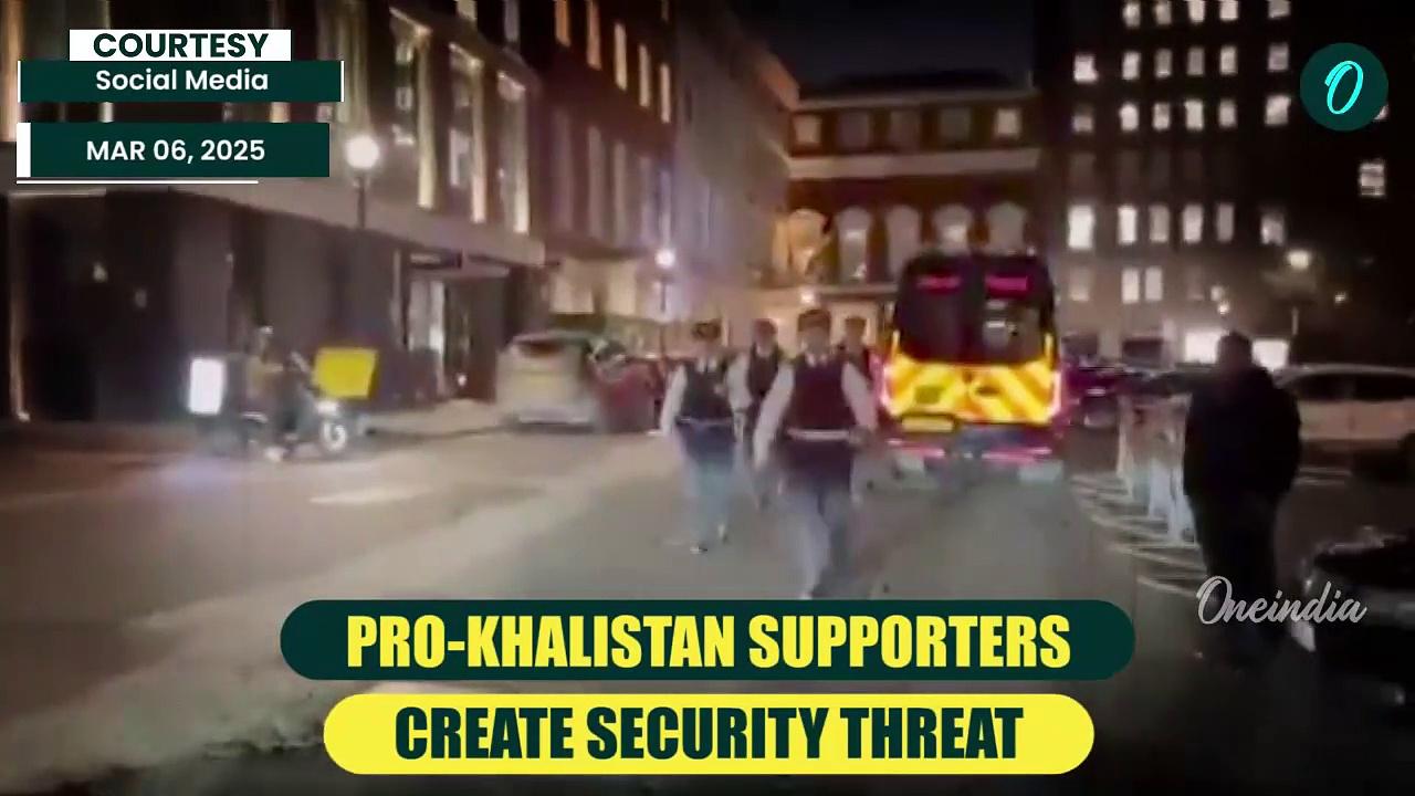 Khalistan Protestor Attacks Jaishankar In London, Tears Indian Flag As Uk Police Remain Unresponsive