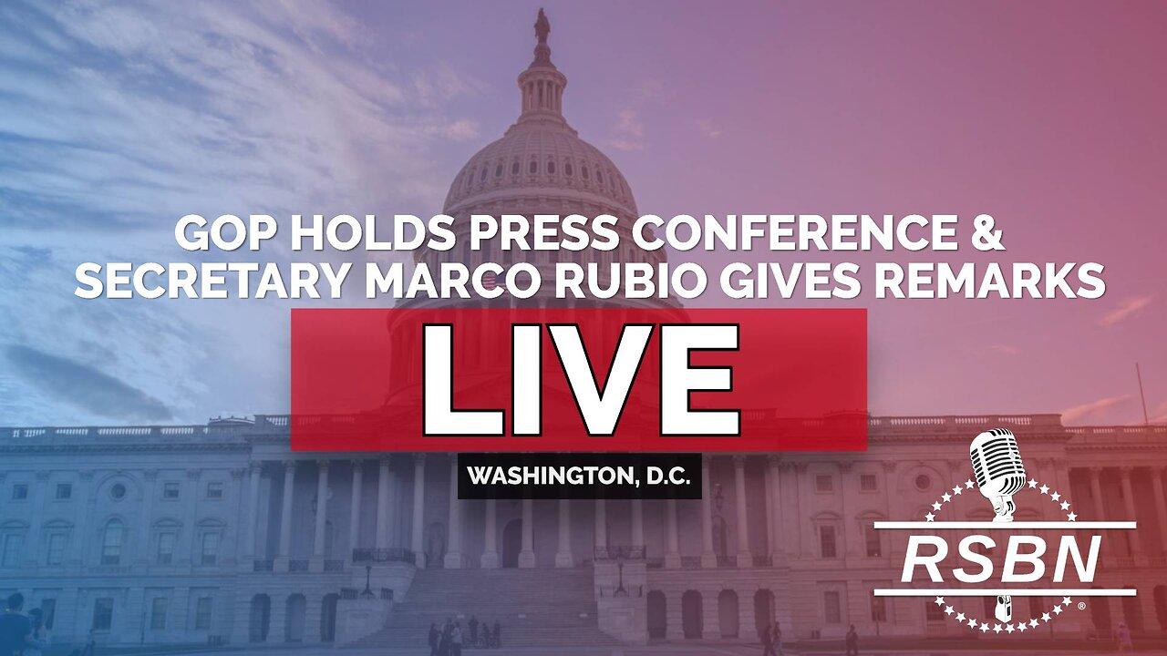 LIVE: GOP Holds Election Integrity Press Conference; Rubio Gives Remarks - 3/6/25