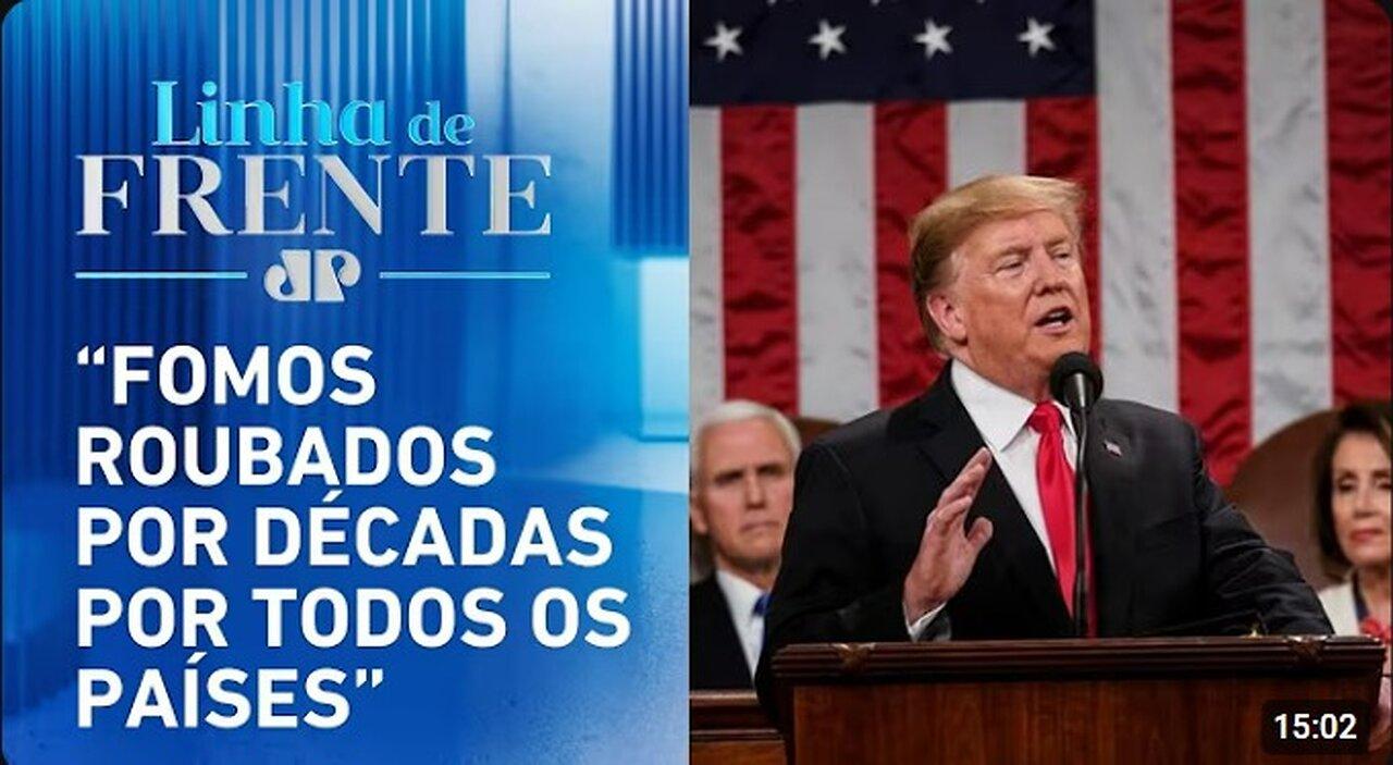 Trump diz que Brasil cobra tarifas injustas dos EUA | #News