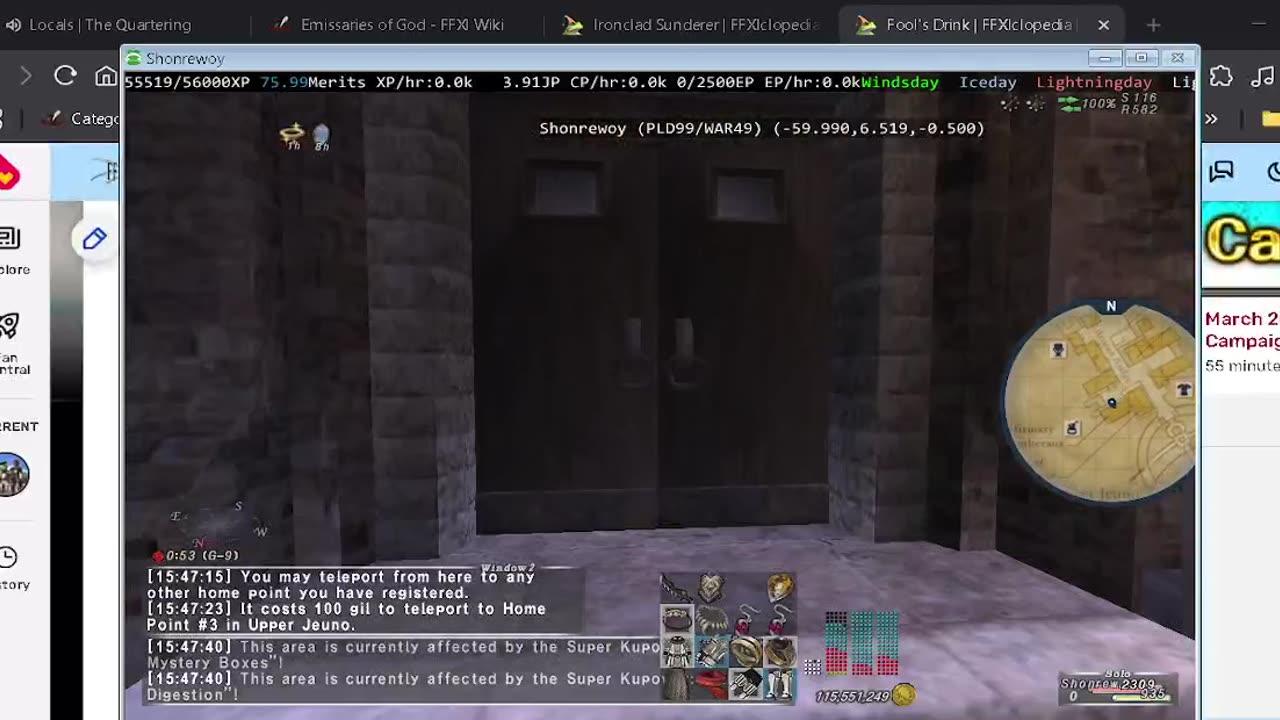Playing Final Fantasy XI Online
