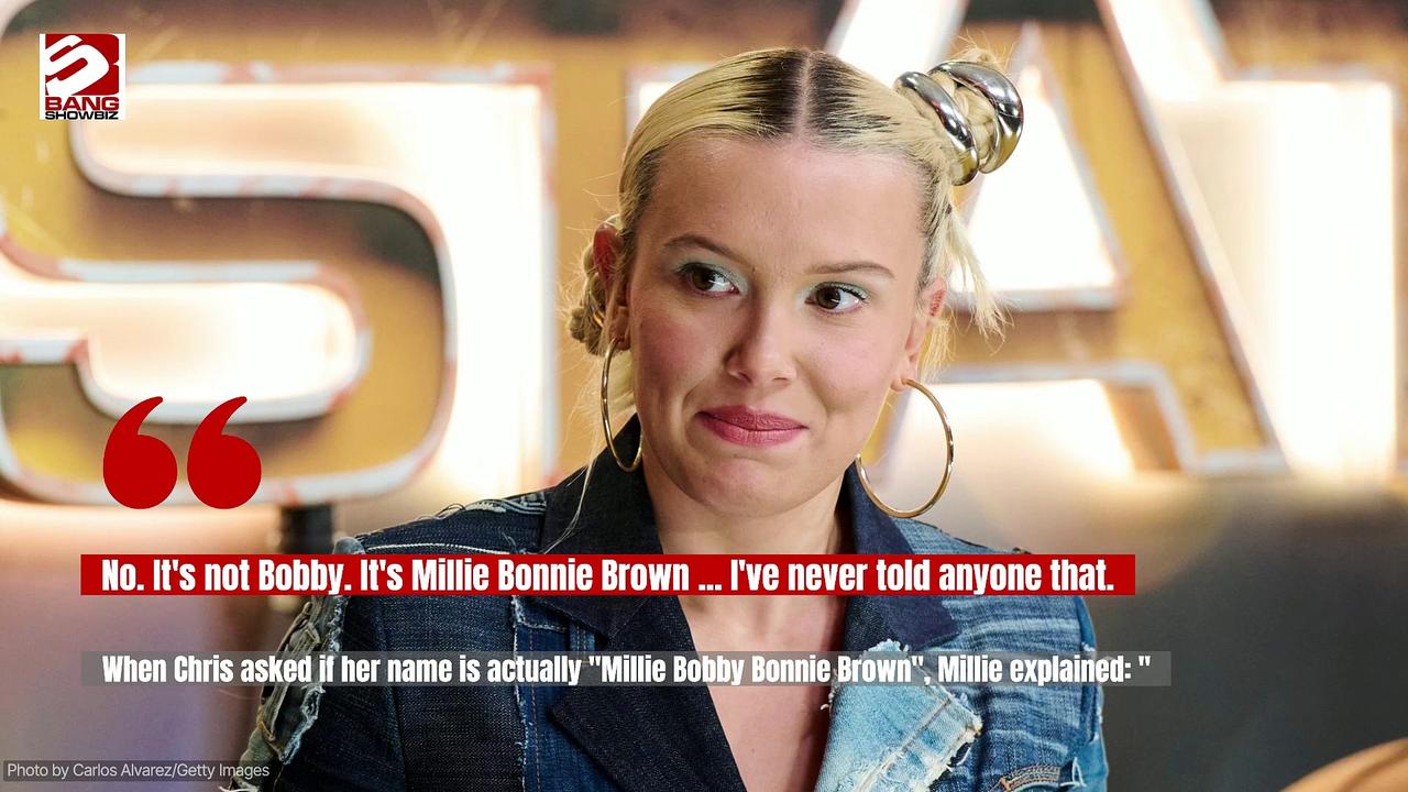 Millie Bobby Brown shares her secret real name