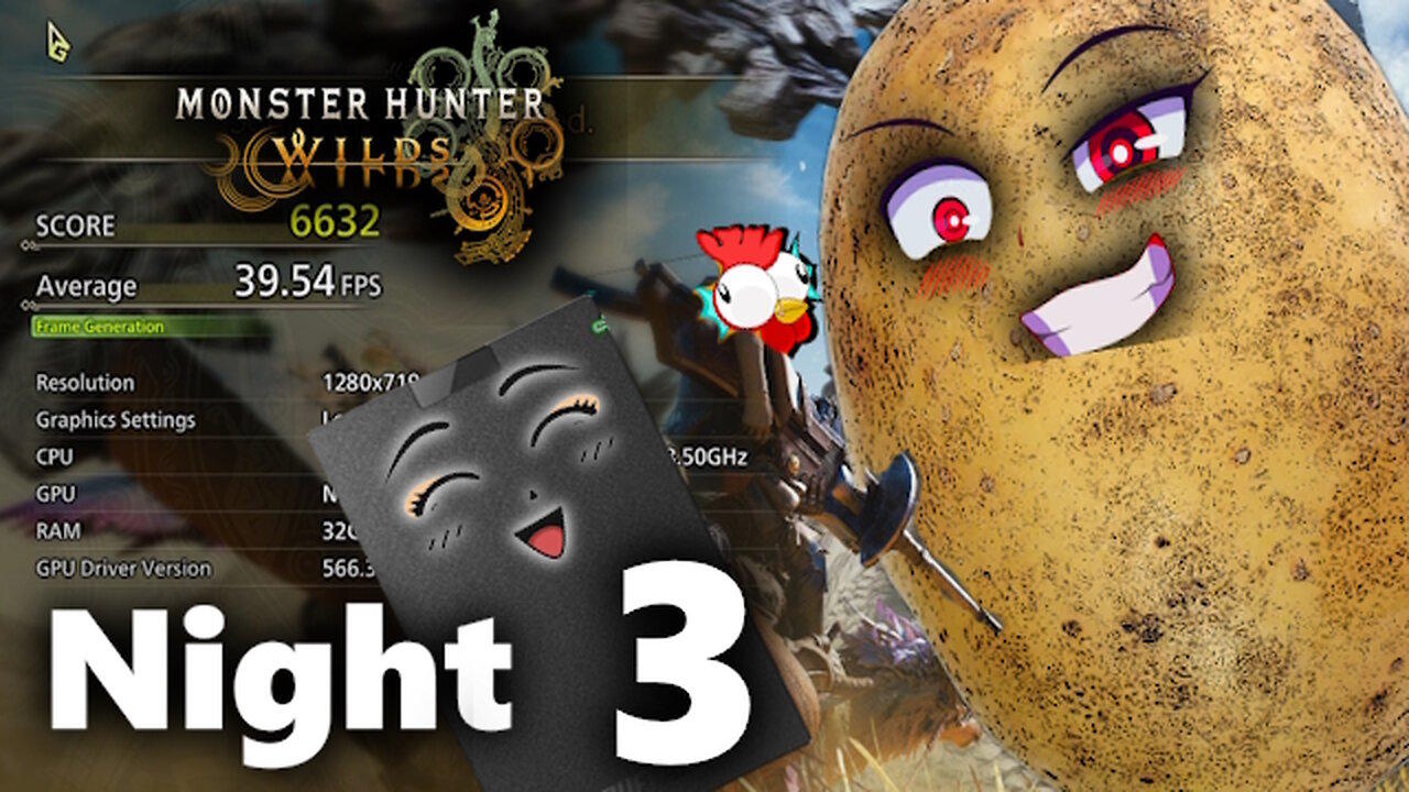 Monster Hunter Wilds Night 3 SSD EDITION!