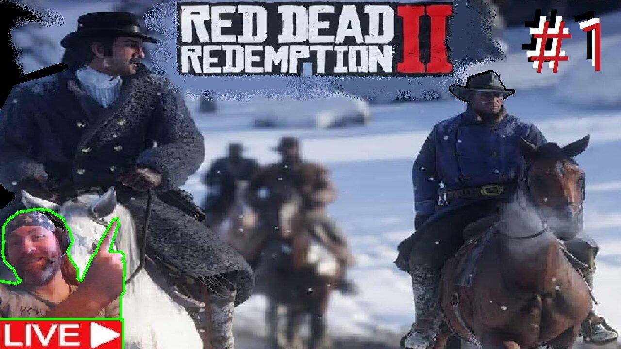 Red Dead Redemption II part #1 story-mode playthrough (livestream)