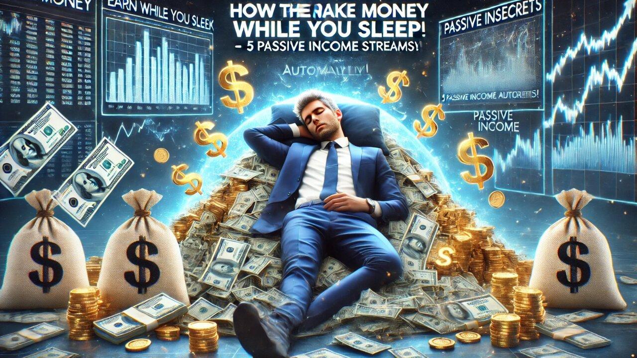 🔥 How the Rich Make Money While You Sleep (And You Can Too! 5 Passive Income Streams to Earn Money