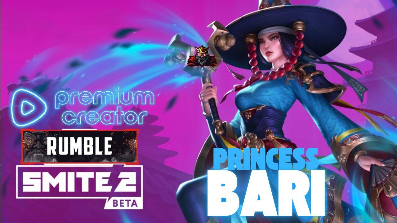 SMITE 2 OPEN BETA 5 | *NEW GOD* PRINCESS BARI | Rumble's #1 Smite Creator