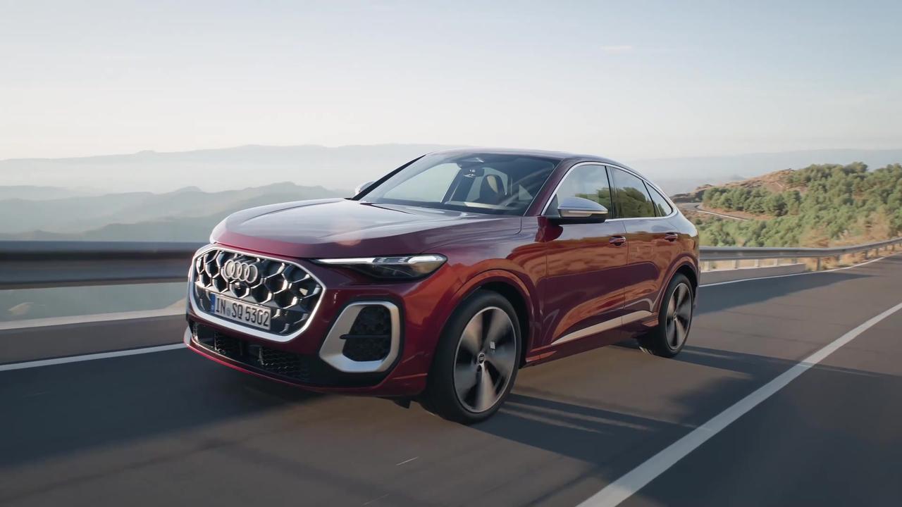 The new Audi SQ5 Sportback in Grenadine red metallic Driving Video