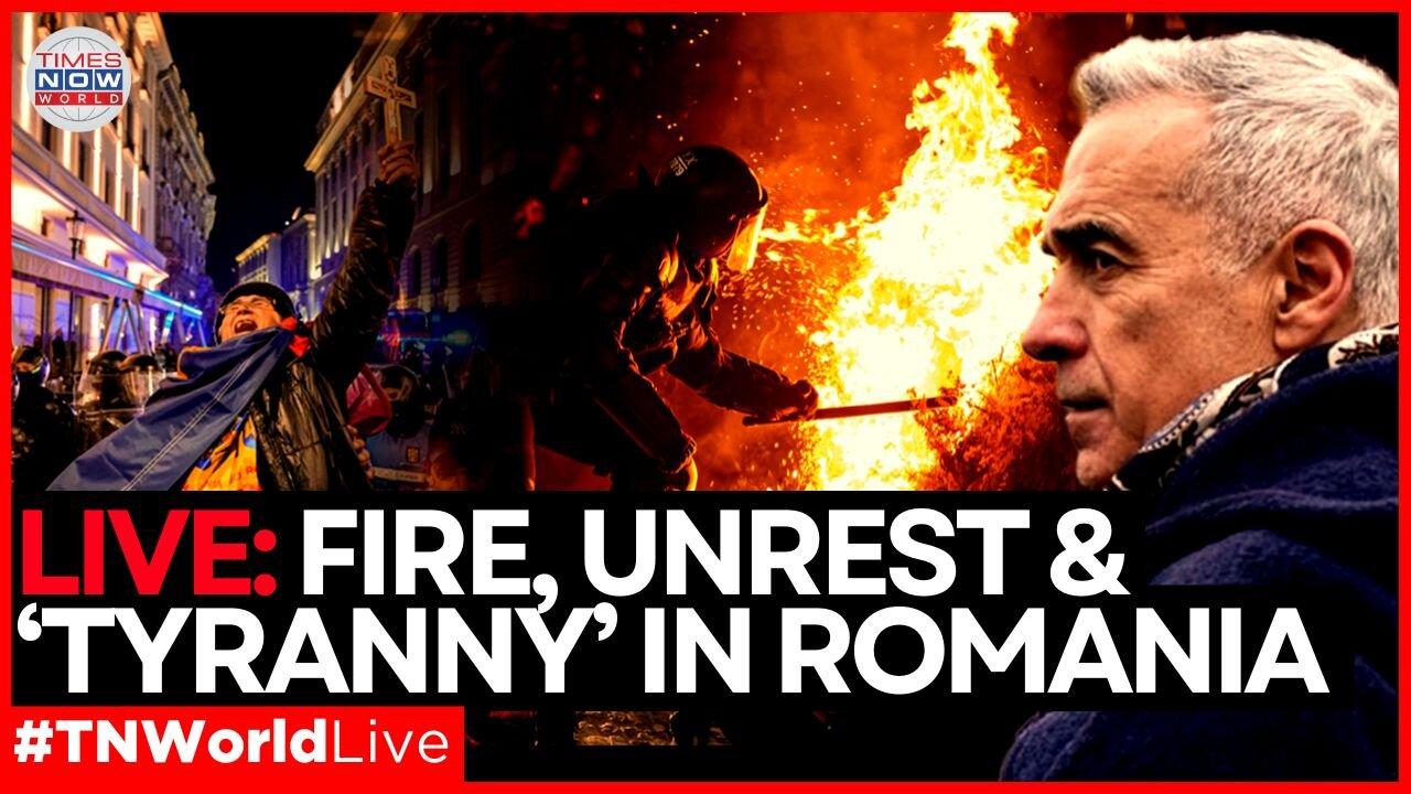 LIVE | Protests ERUPT in ROMANIA After Georgescu is BANNED from Election