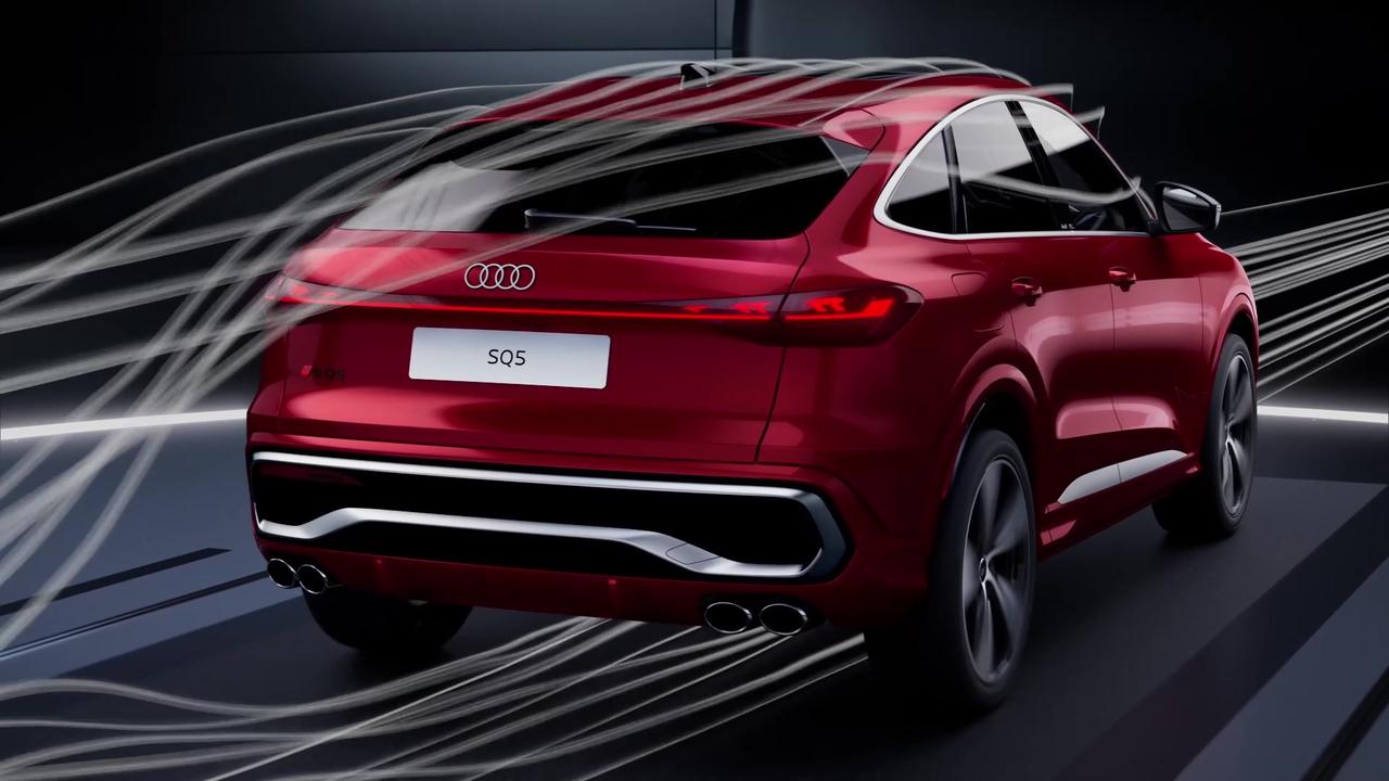 Audi SQ5 Sportback – Design and aerodynamics – Animation