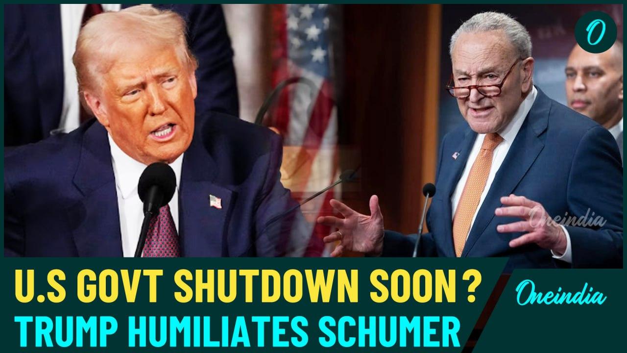 U.S Govt Shutdown: Trump Humiliates Chuck Schumer, ‘ He Used To Be Jewish’ But Now ‘a Palestinian’