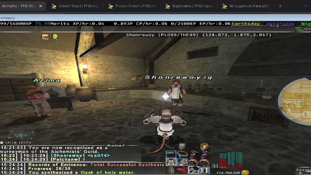 Playing Final Fantasy XI Online