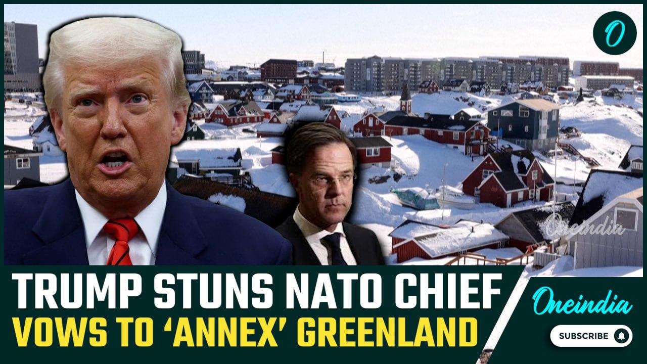 Trump’s Greenland Annexation Bombshell Shocks NATO Chief | Trump Confident US Will Annex Greenland