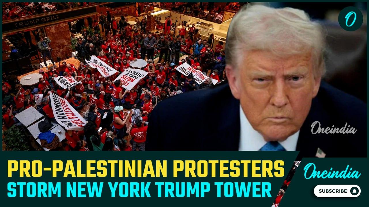 Trump Faces Fire After Mahmoud Khalil’s Arrest | Protesters Storm Trump Tower; 100 Arrested | VIDEO