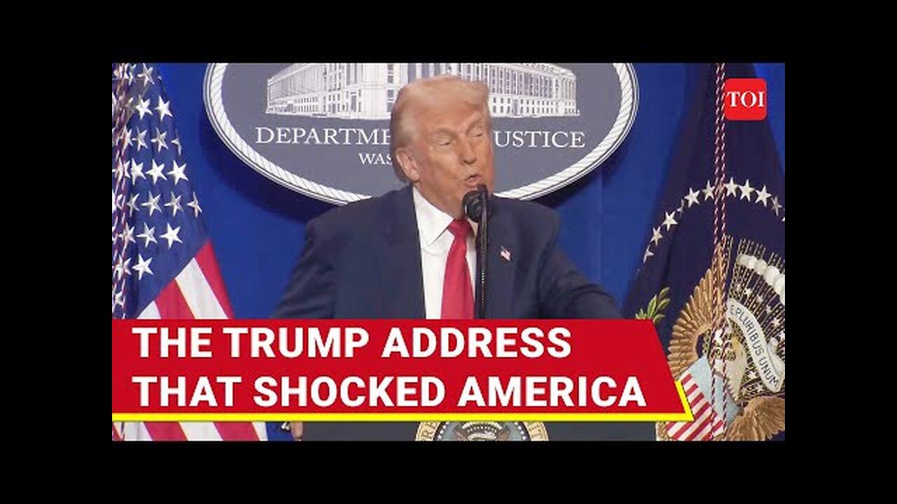 FULL DOJ Speech- Trump's CHILLING Announcement