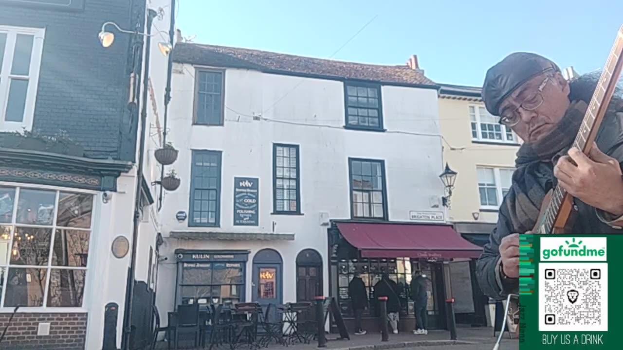 Jazz Nano Street Edition: Busking in Brighton/Hove, England: 2025 Tour in UK