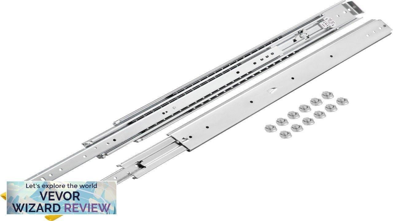 VEVOR Drawer Slides with Lock 1 Pair 56 inch Heavy-Duty Industrial Steel Review
