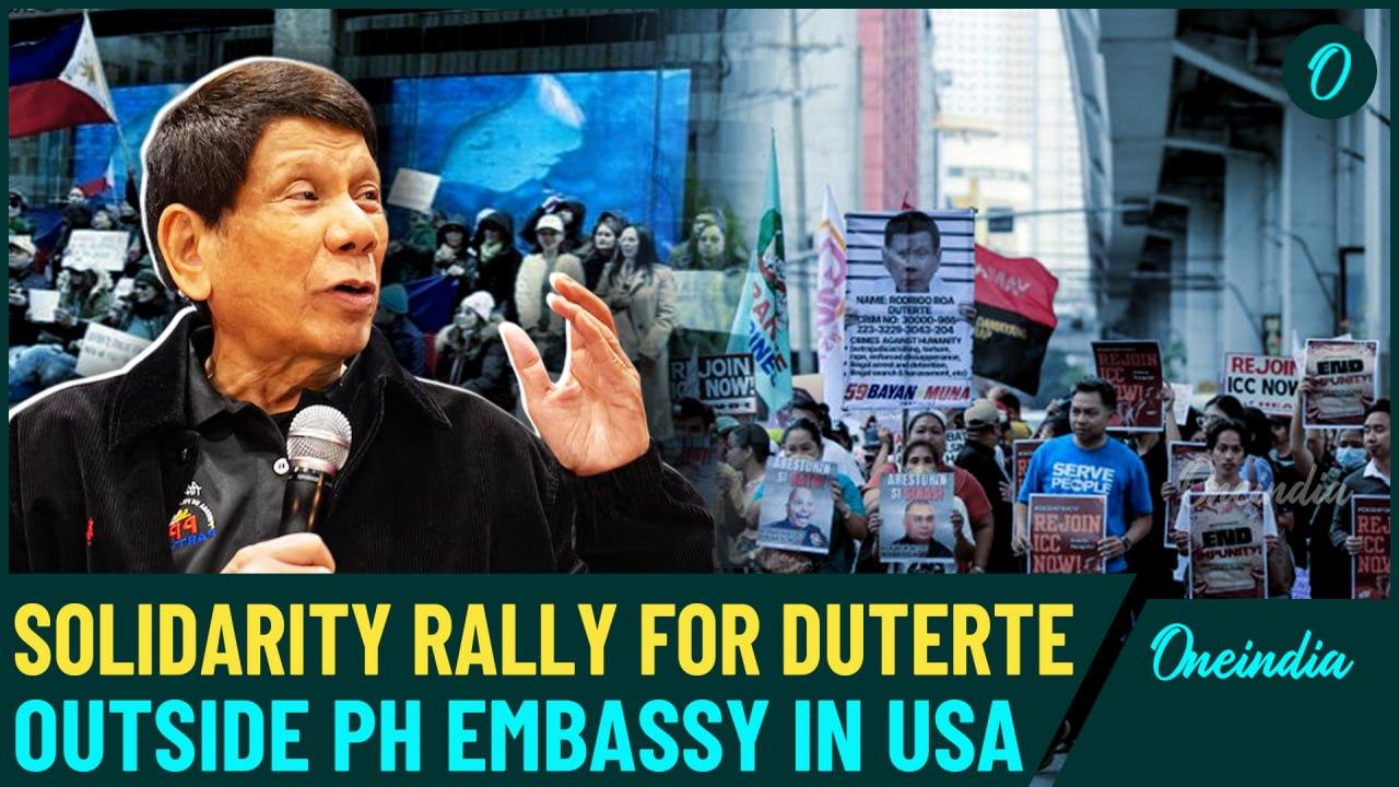 'Duterte is not alone' -Supporters in US Rally for Release | ICC Detains former Philippine President