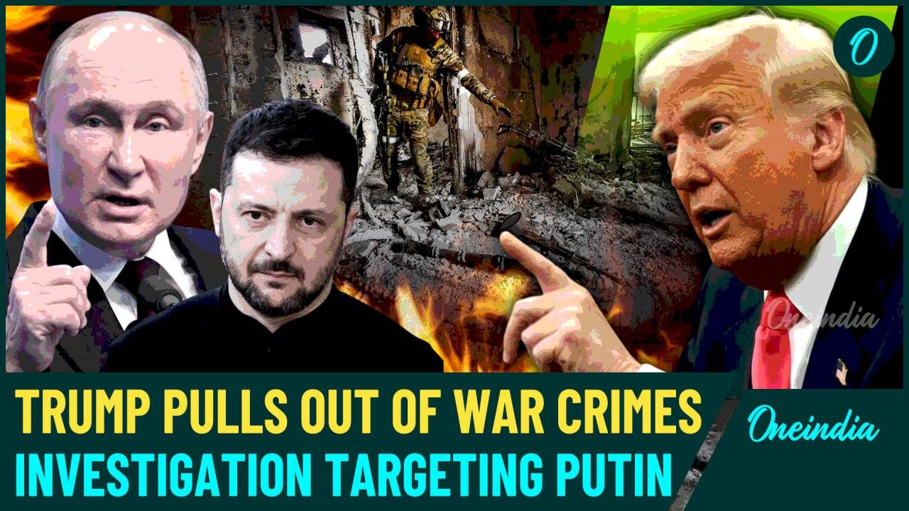 Trump’s Shocking Pro-Putin Move Stuns Zelensky, EU; To End US Role in Putin War Crimes Investigation