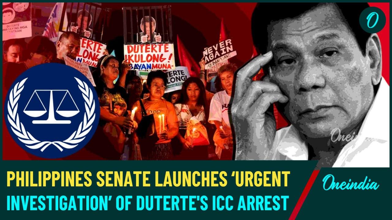 Duterte ICC Arrest | Philippines Senate Launches Action: Duterte’s ICC Arrest Sparks Urgent Probe