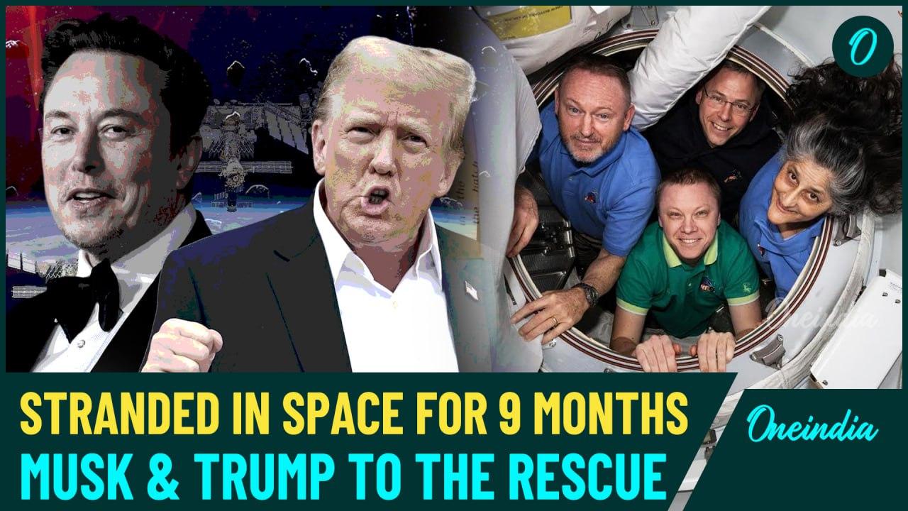 NASA Astronauts Stranded for 9 Months Thanks Musk and Trump; Set to Return Home | Watch