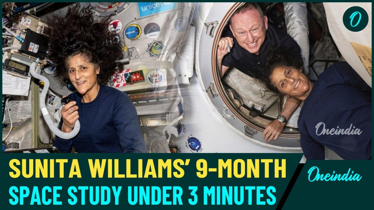 Sunita Williams' 9-Month Study in Space: 900 Hours of Research, 62 Hours of Spacewalk – Details