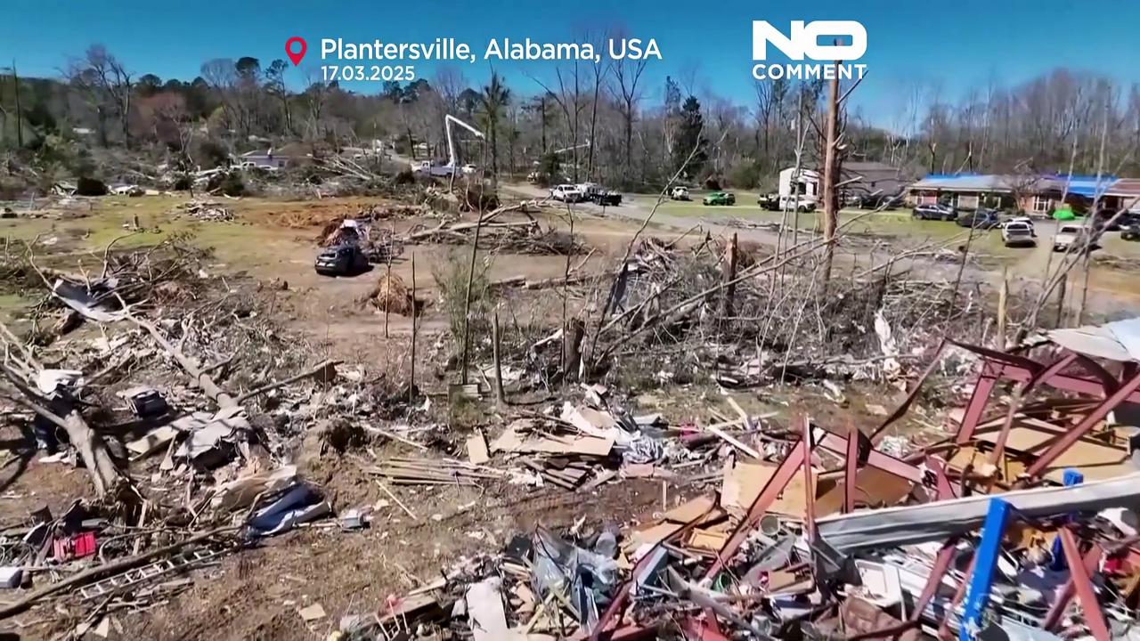 Severe storms leave widespread destruction across eight US states