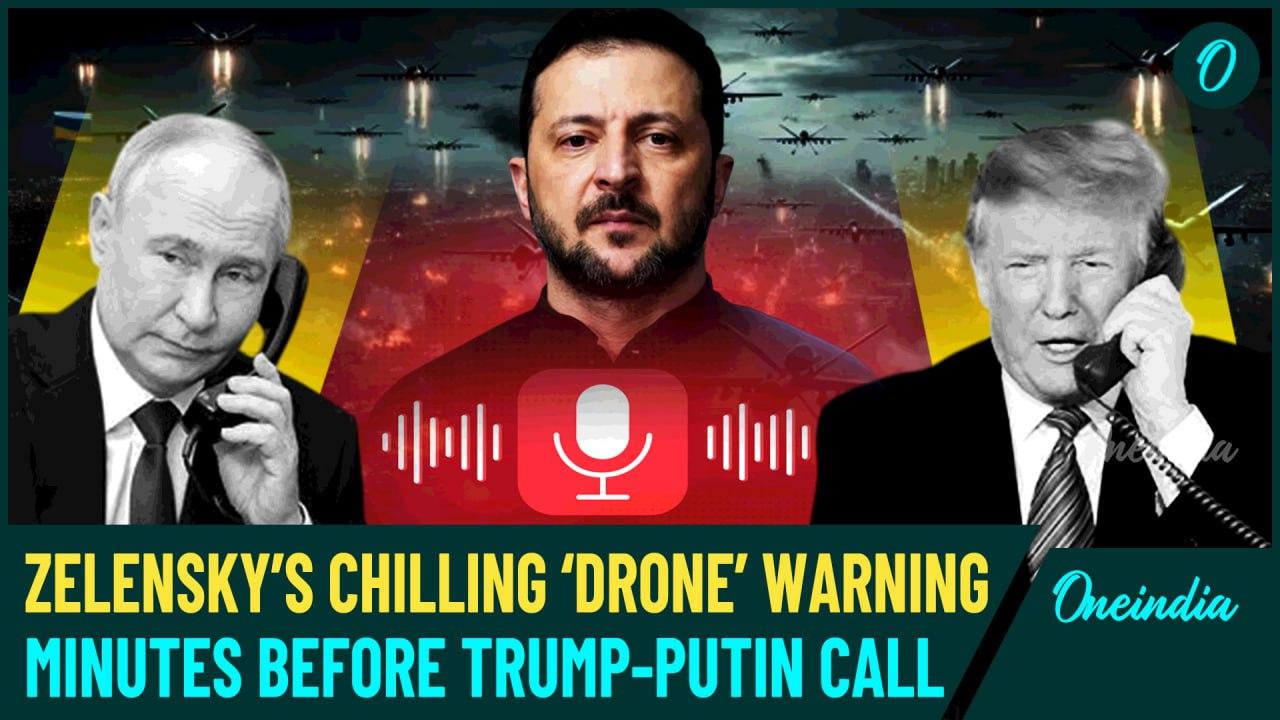 Minutes Before Trump-Putin Call, Zelensky Issues Fiery 3,000-KM Drone Threat| Zelensky’s Big Warning