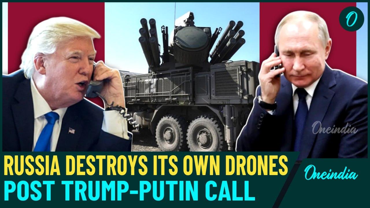 Breaking: Russian Military Shoots Down Its Own Drones Post Trump-Putin Call | Ukraine War Ceasefire