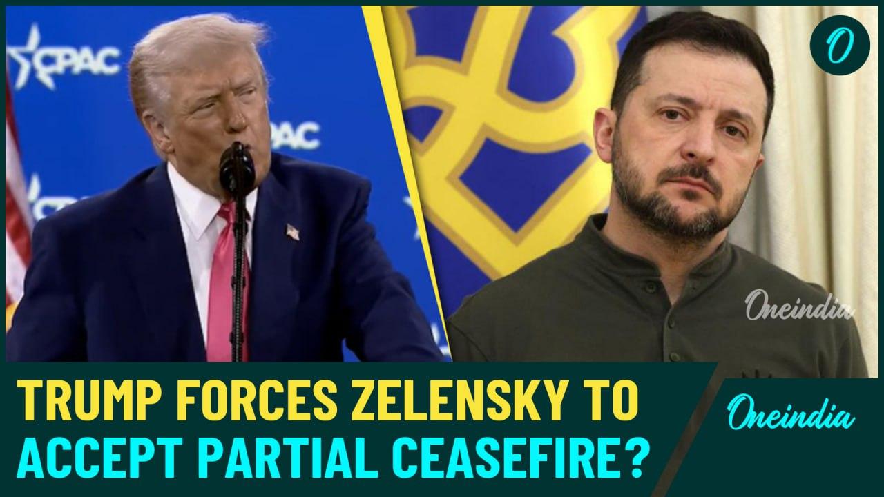 Zelensky Scared by Putin and Trump? Zelensky Ready For 'Partial Ceasefire' After Call With Trump