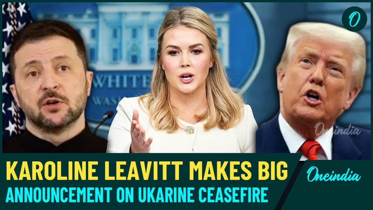 After Explosive Trump-Zelensky Call, Karoline Leavitt Drops Ukraine Ceasefire Bombshell|  Full Video