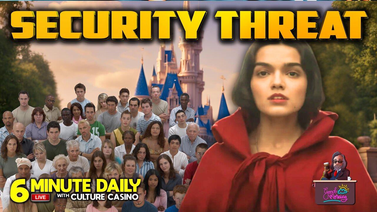 Rachel Zegler Created Security THREAT For Snow White - 6 Minute Daily - March 26th