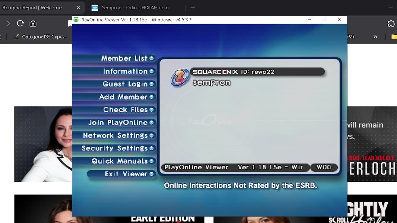 Playing Final Fantasy XI Online