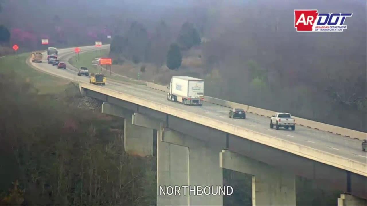Livestream of flipped car on I 49 in Northwest Arkansas