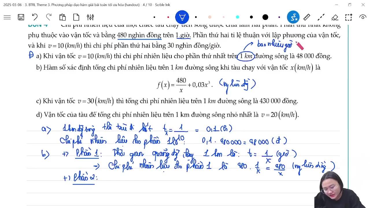 BTRL Theme 3  Phương pháp đạo hàm giải bài toán tối ưu hóa mp4