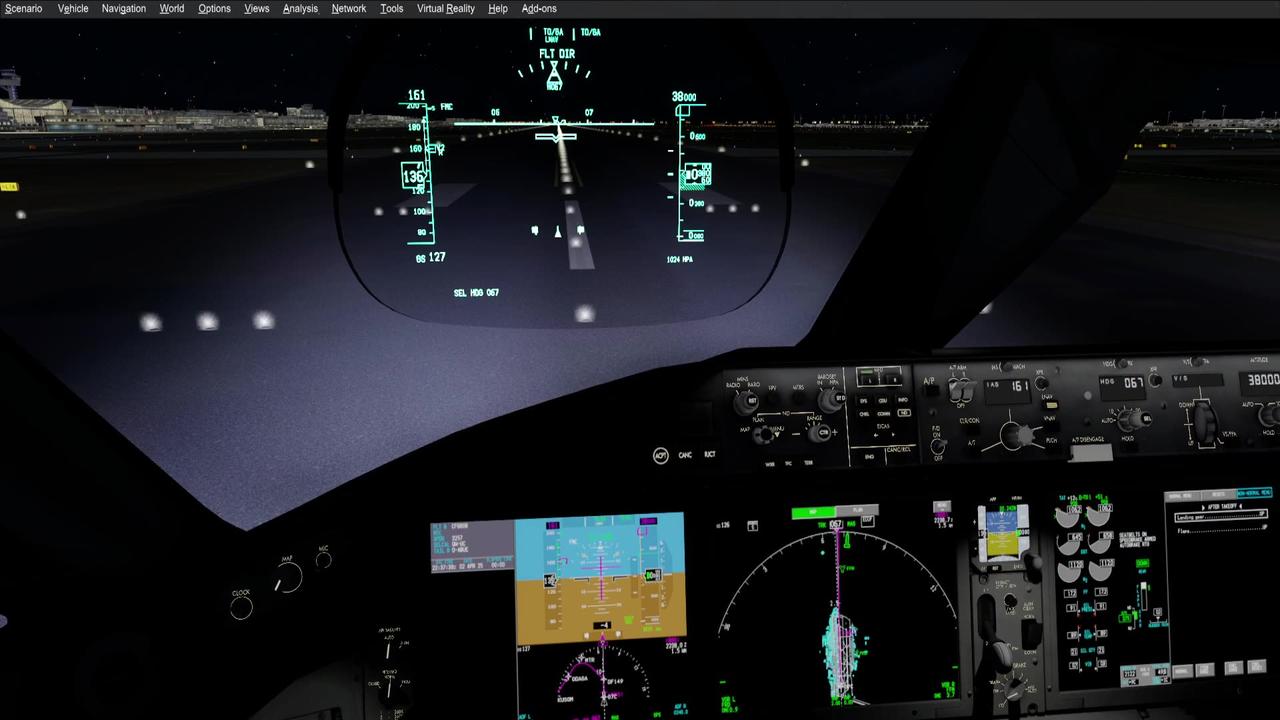 Frankfurt EDDF - Boston KBOS Cold and Dark Taxi Take Off Condor IVAO 787 P3Dv4