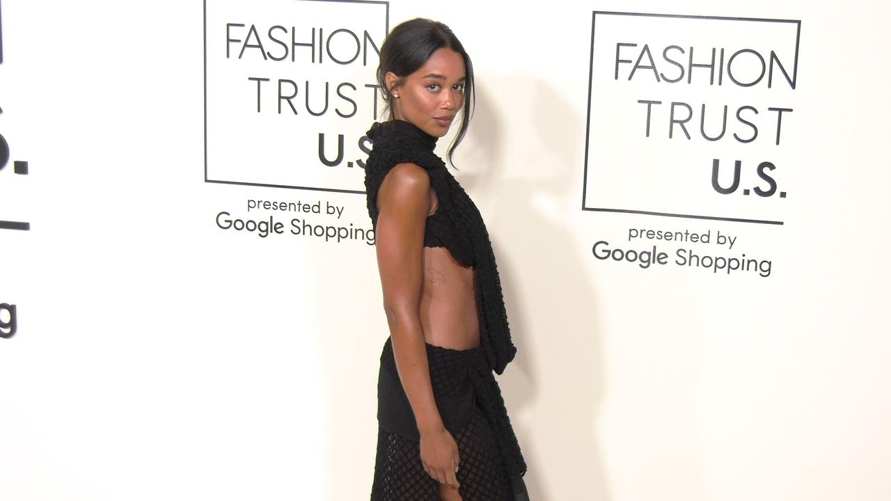 Laura Harrier attends the 2025 Fashion Trust U.S. Awards in Los Angeles