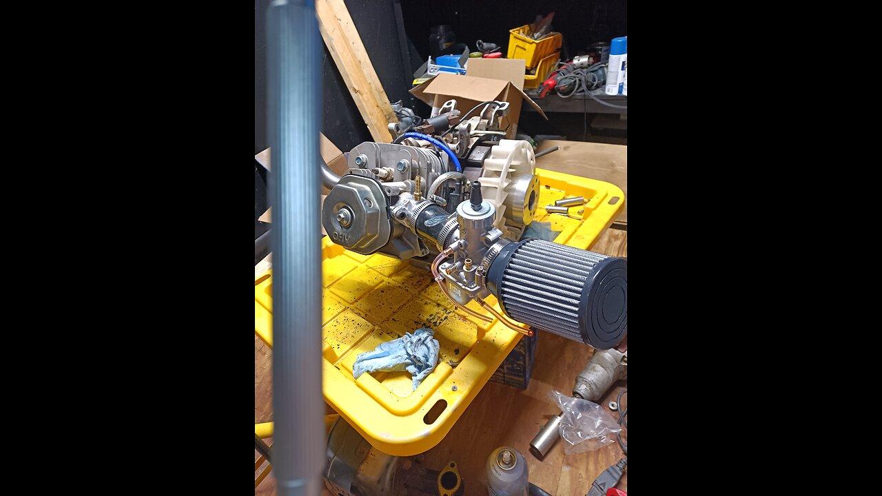 Custom 420cc Predator Honda Clone engine build