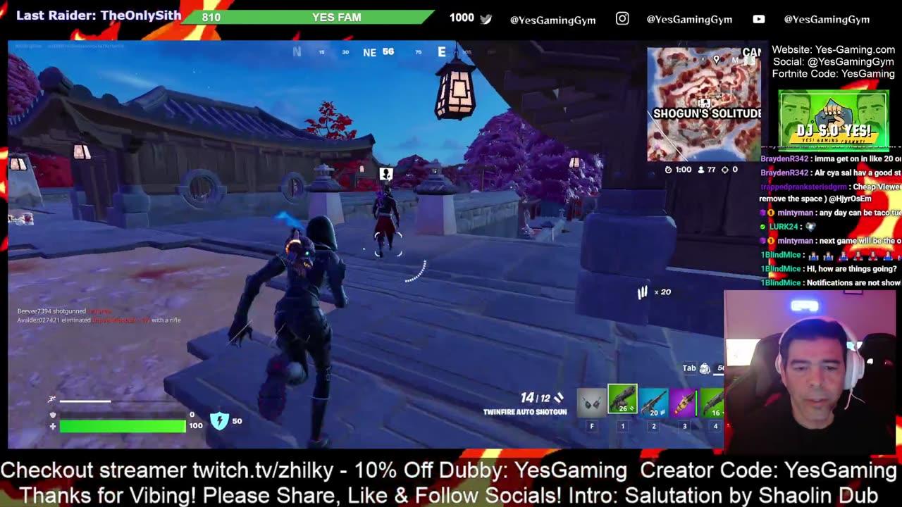 Wild Wednesday on Fortnite Daily Show Live with Host DjS Oh YES! Gaming in Fishers